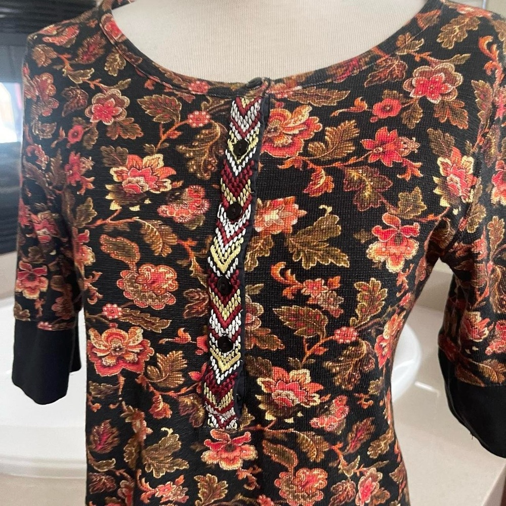 Sundance  Floral Embroidered Serafina‎ Blouse Top  Xs EUC - Picture 8 of 8